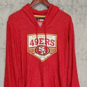 Zubaz San Francisco 49ers Team Apparel Hoodie Women Size Large - HAML9